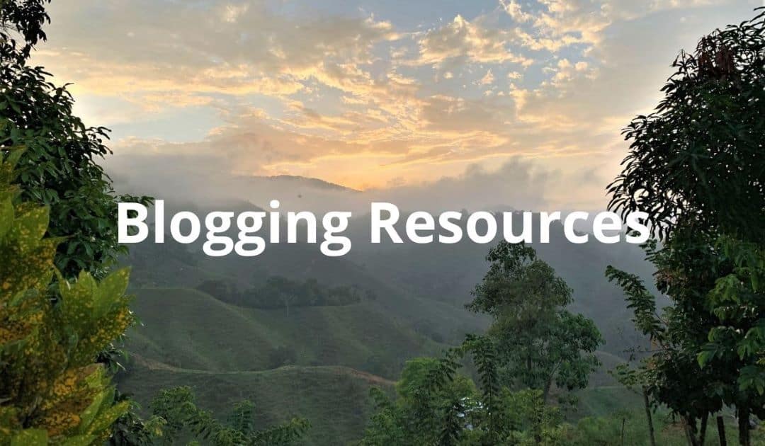 Blogging resources