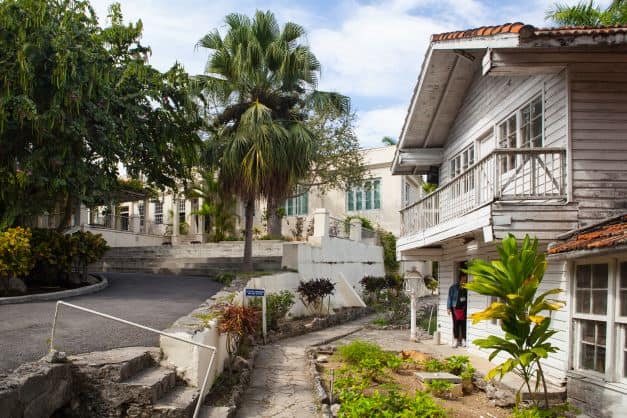 Hemingways white charming house outside Havana Cuba