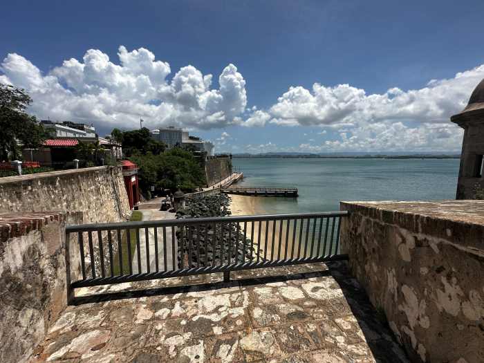 Nickname for Puerto Rico: photo of the fortress in Old San Juan on a hot summer day