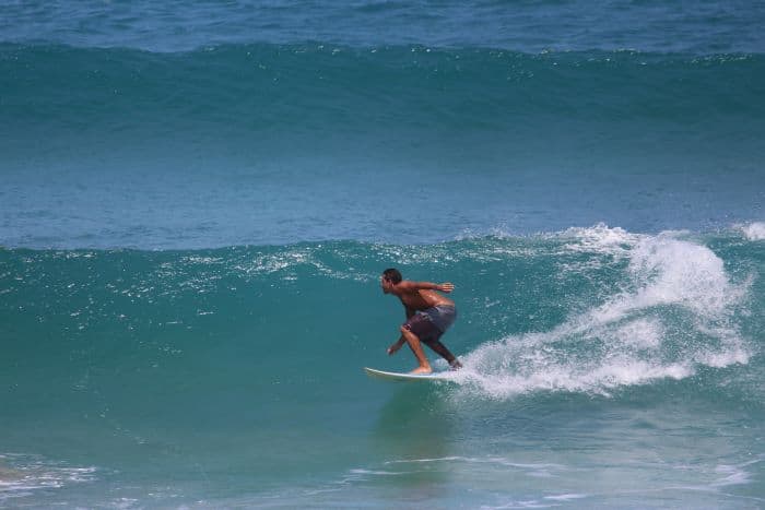Big wave surfing in Rincon Puerto Rico