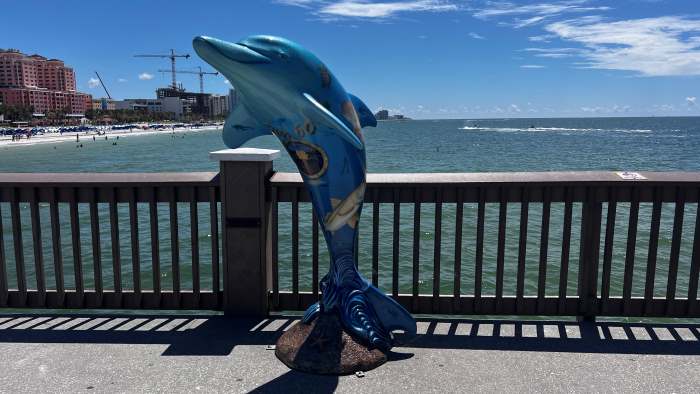 The Dolphin on Pier 60 by Clearwater Beach in Florida, the United States