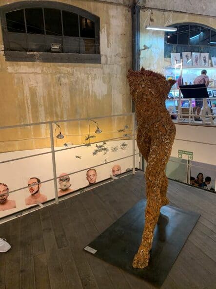 Installation at the Fabrika de Arte Culture Center in Havana, which is a place for dancing, art, music, and a lot more. 