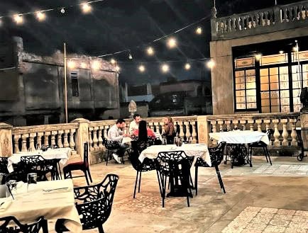 Rooftop dining at La Guarida in Central Havana