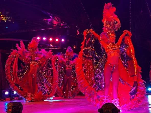 The Tropicana is an all-night show or cabaret, with amazing dance shows, costumes and story-telling with music and colorful dance displays. 
