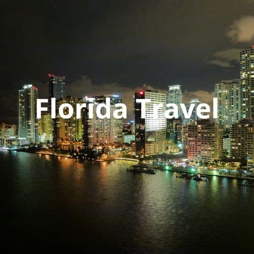 Florida Travel: Miami Skyline at night